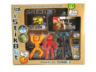  Stikbot     : 12, 5*24*3,   500 ,  Stikbot 2       : 23*18,5*4,   1250  