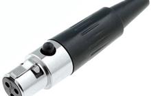 mini XLR -  3 ,   ,  TA3F Switchcraft