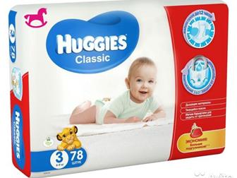 , , , , , , ,  Huggies Classic 3 (4-9 ) 78 HUGGIES Classic    360   