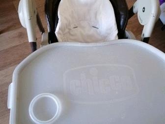 Стул для кормления Chicco,   0 ,  3и положения наклона спинки, регулируется по высоте, тканевый вкладыш, подножка, столик регулируется, дуга для игрушек, корзинка, в Краснодаре