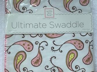      SwaddleDesigns Pink Paisle,   110?110 ,  100% ,   ,        