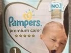 Подгузники pampers premium care 1
