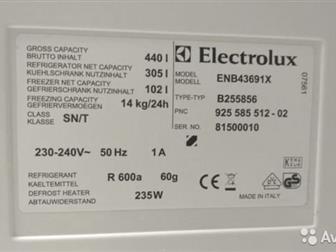   Electrolux ENB 43691X,    407 ,   ,   ,   !!!  