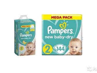  Pampers New baby-dry 2- 4-8 ,  144 ,   , :   